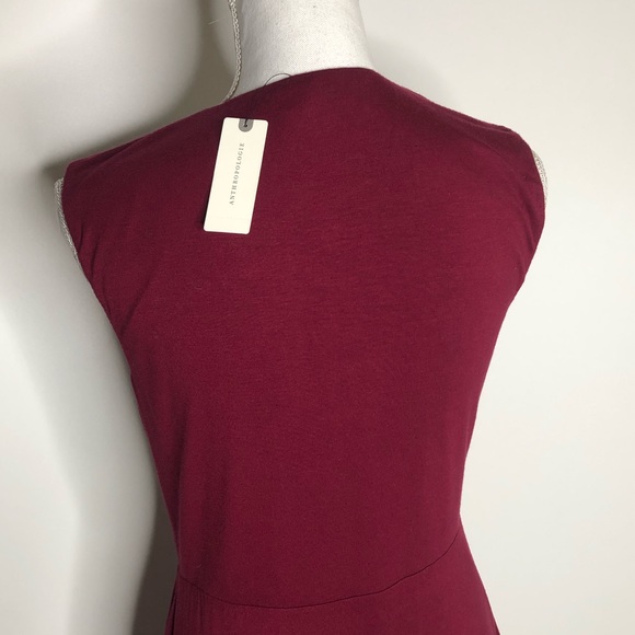 NWT Anthropologie Bailey 44 Wine Cut Out Dress - Picture 6 of 8